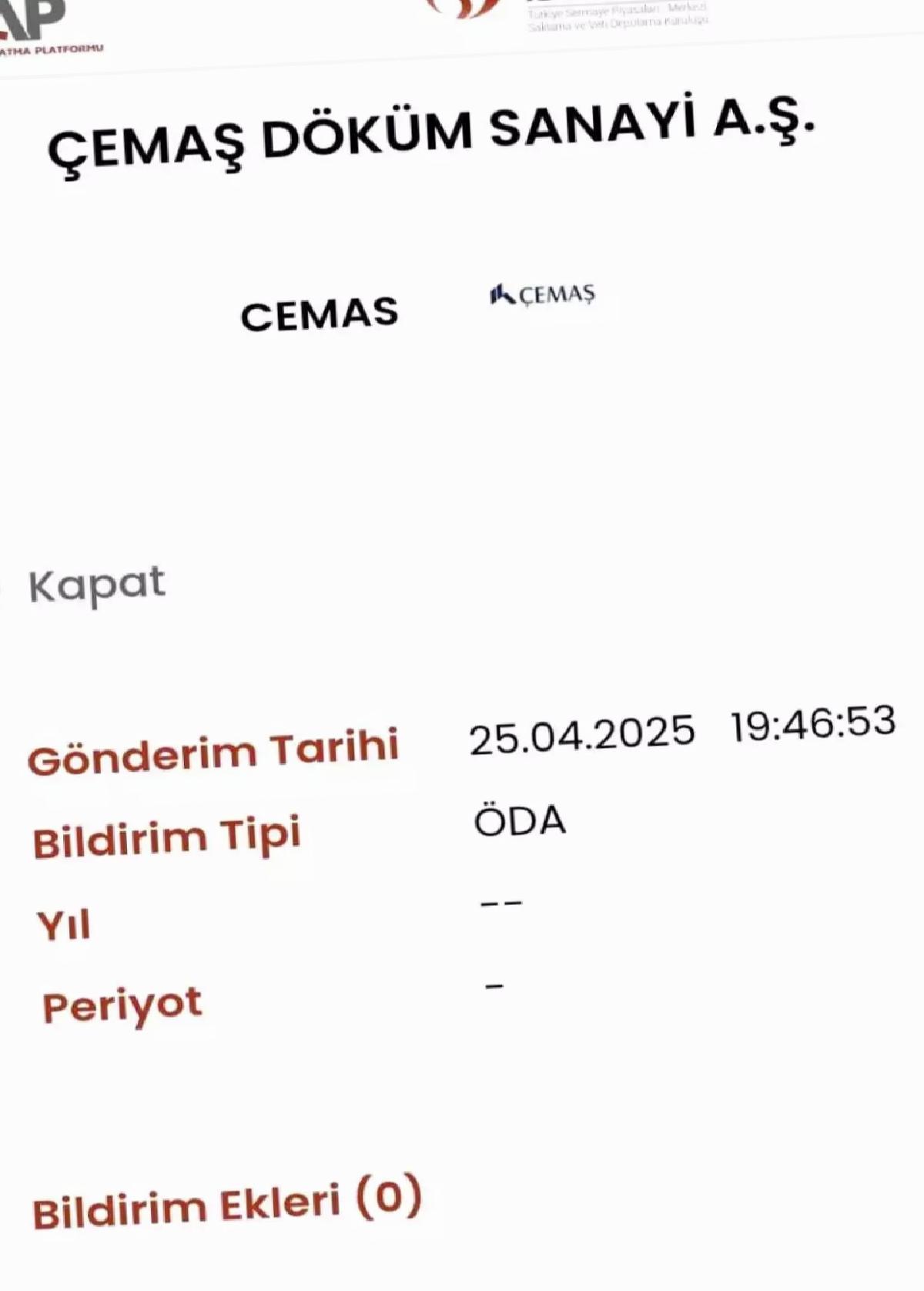 Çemaş Döküm Endüstri’den Toplu Emekçi Çıkarımı