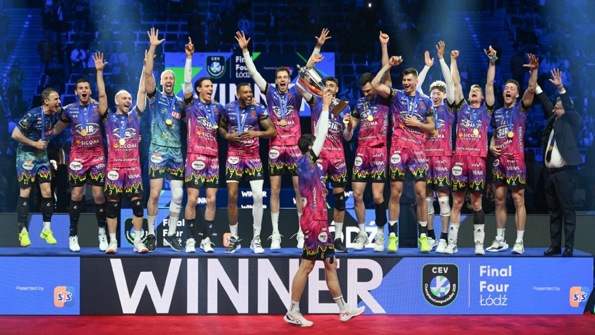 CEV Erkekler Şampiyonlar Ligi’nde şampiyon Sir Sicoma Monini Perugia!