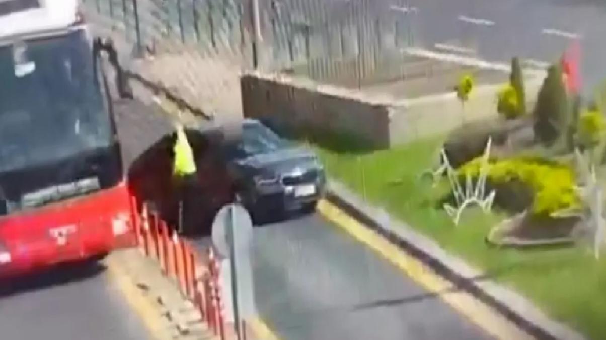 CHP Otobüsü Polise Çarptı: Şoför Sözü