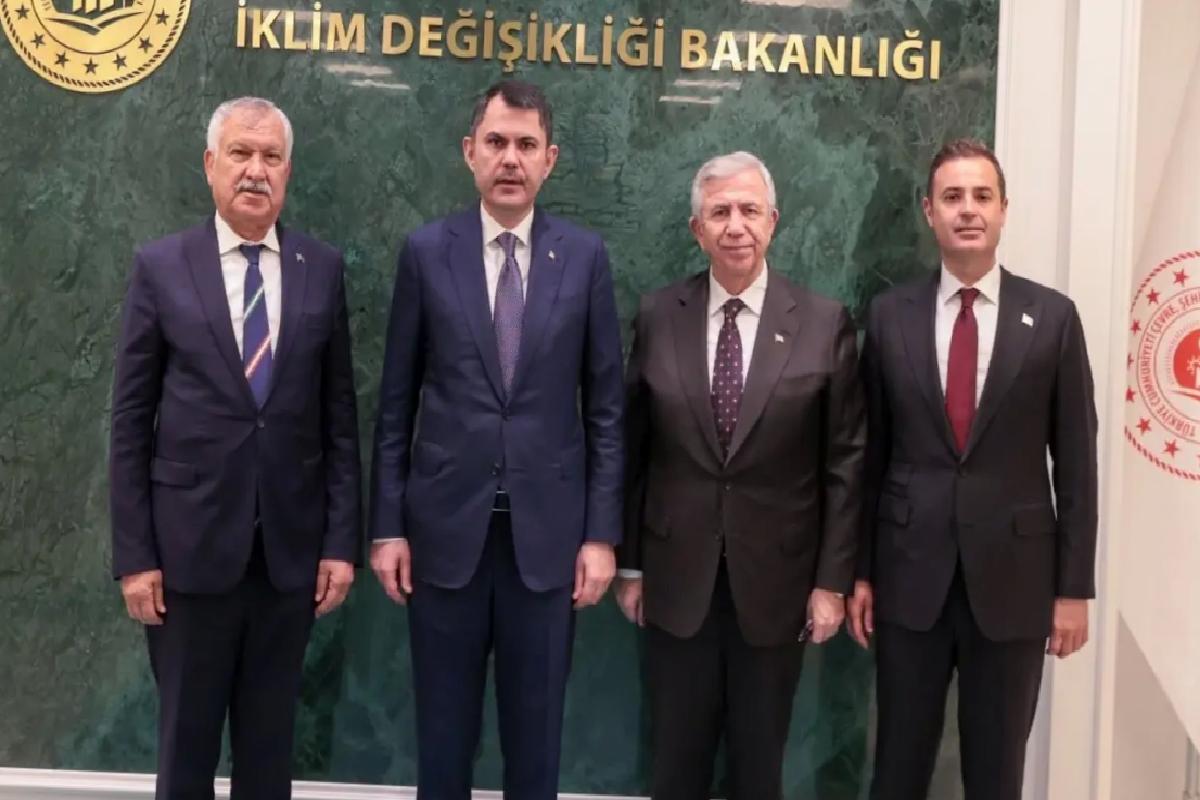 CHP’li belediye liderlerinden Murat Kurum’a ziyaret
