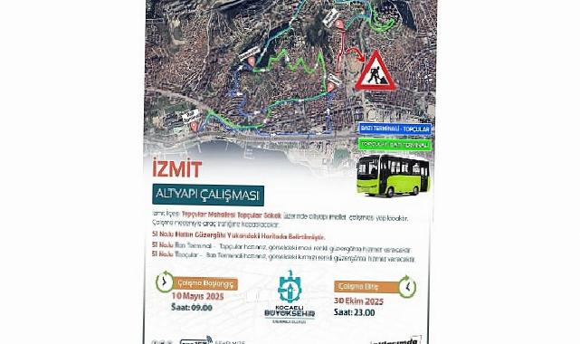 Çizgi 51 ve 53’te süreksiz güzergah değişikliği