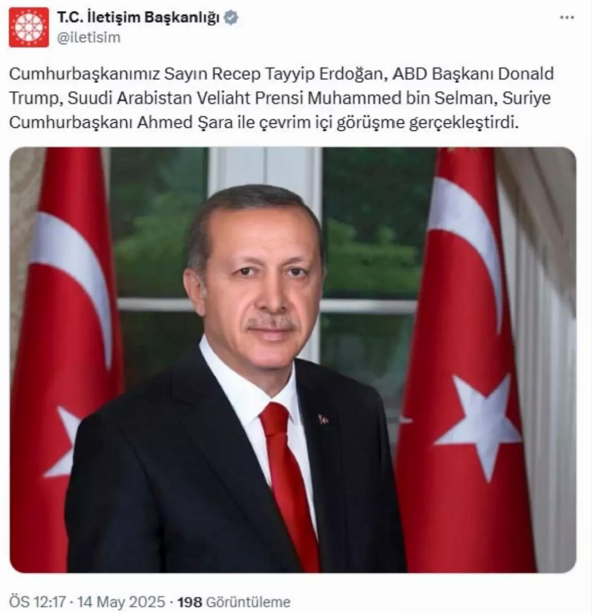 Cumhurbaşkanı Erdoğan, ABD Başkanı Trump ve diğer önderlerle çevrim içi görüşme gerçekleştirdi