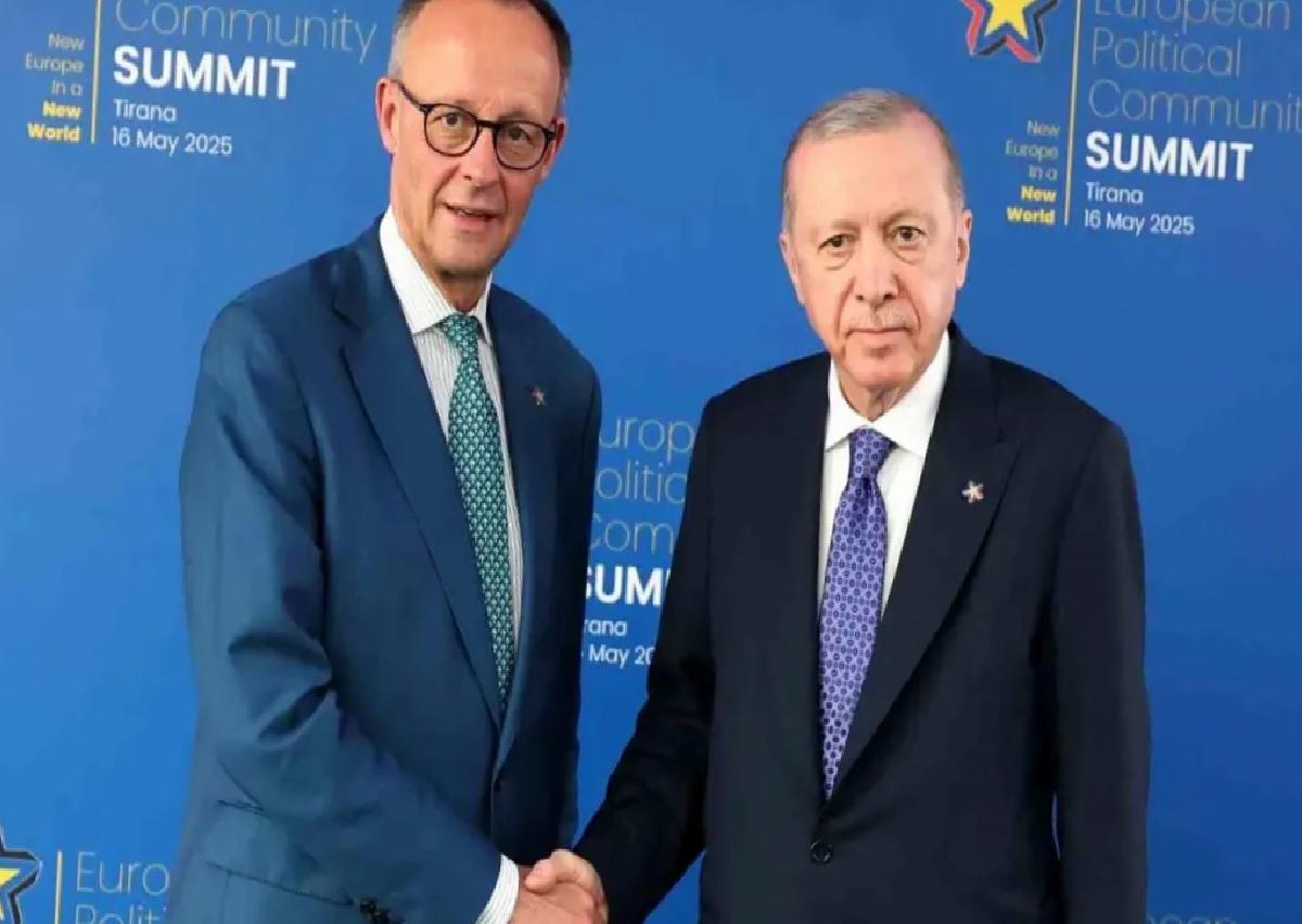 Cumhurbaşkanı Erdoğan, Almanya Başbaşkanı Merz ile görüştü
