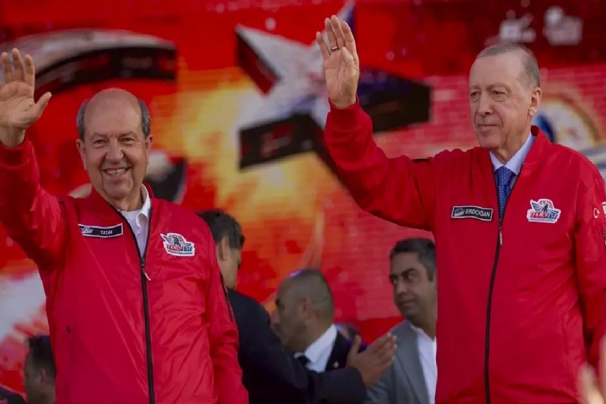 Cumhurbaşkanı Erdoğan: “Biz Türk milleti ve Kıbrıs Türk’ü olarak bu topraklarda mesken sahibiyiz. Bunu bilmeyenler bilsin, duymayanlar duysun”