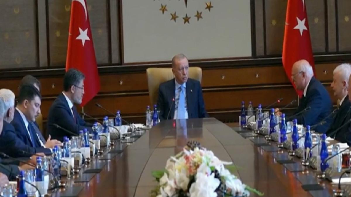 Cumhurbaşkanı Erdoğan, çiftçileri kabul etti