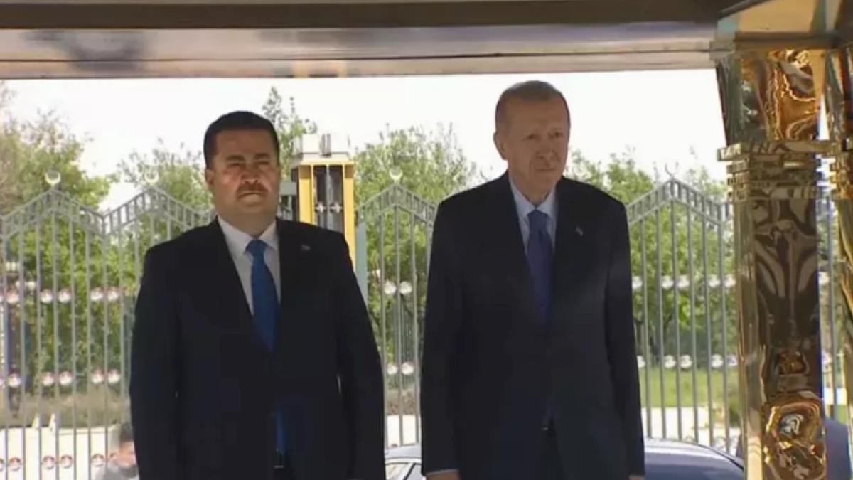 Cumhurbaşkanı Erdoğan, Irak Başbakanı Sudani’yi karşıladı