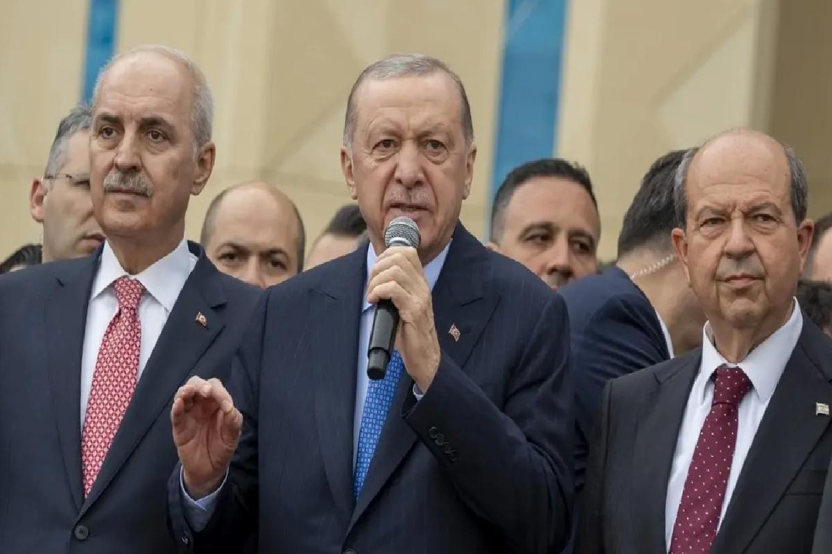Cumhurbaşkanı Erdoğan, KKTC Cumhuriyet Yerleşkesi Açılış Töreni’nde konuştu: (1)
