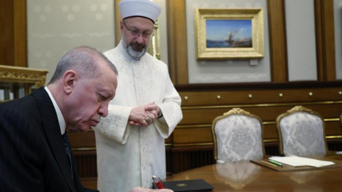 Cumhurbaşkanı Erdoğan’dan TDV’ye kurban bağışı