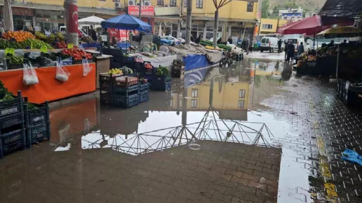 Darende’de Apansız Bastıran Dolu Hayatı Olumsuz Etkiledi