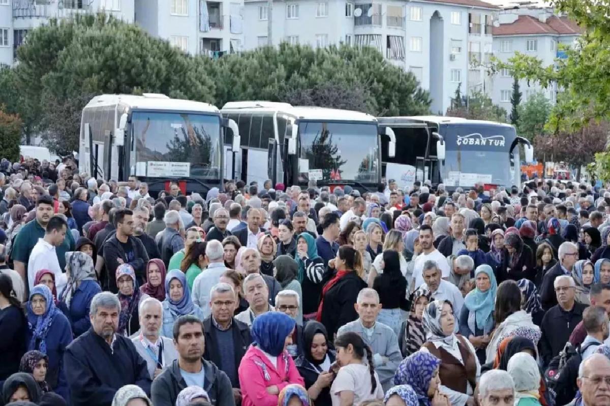 Denizli’den Birinci Hac Kafilesi Uğurlandı