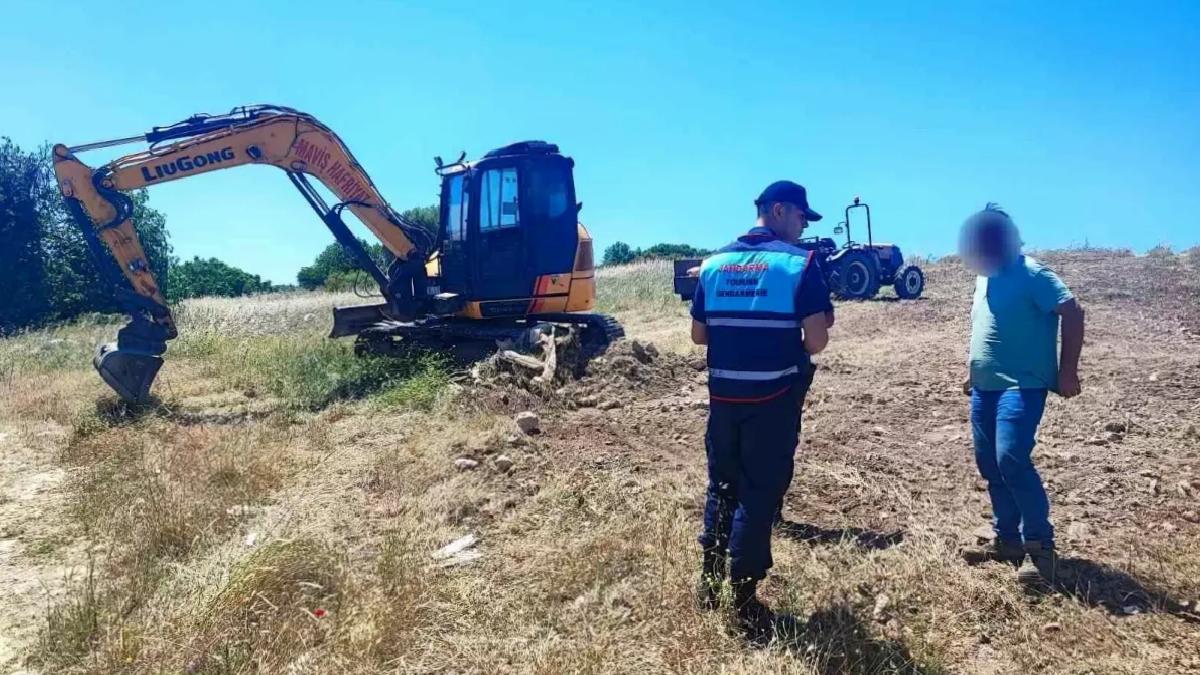 Didim’de Hazine Toprağında Müsaadesiz Hafriyat