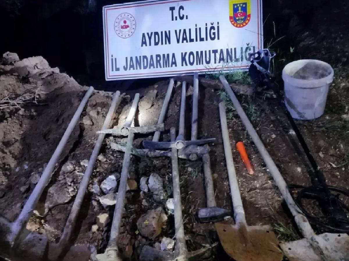 Didim’de Kaçak Tarihi Eser Hafriyatı Operasyonu