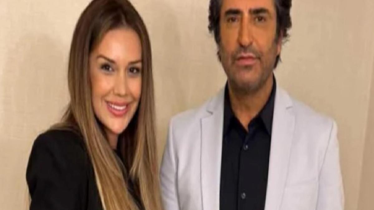 Dilan Polat, Mahsun Kırmızıgül’ü kulisinde ziyaret etti