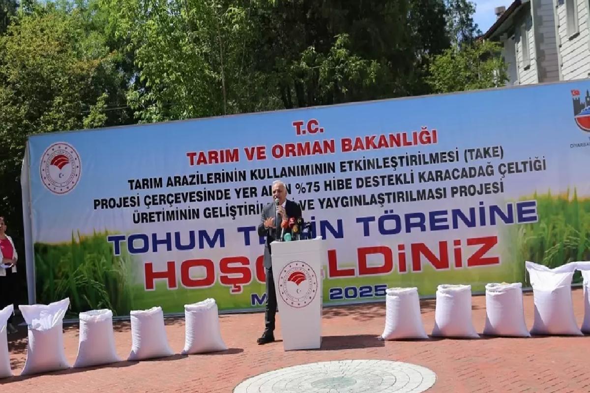 Diyarbakır’a 27 Ton Çeltik Tohumu Takviyesi