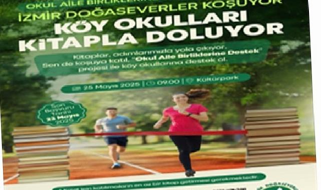 Doğaseverler koşacak, köy okulları kitapla dolacak