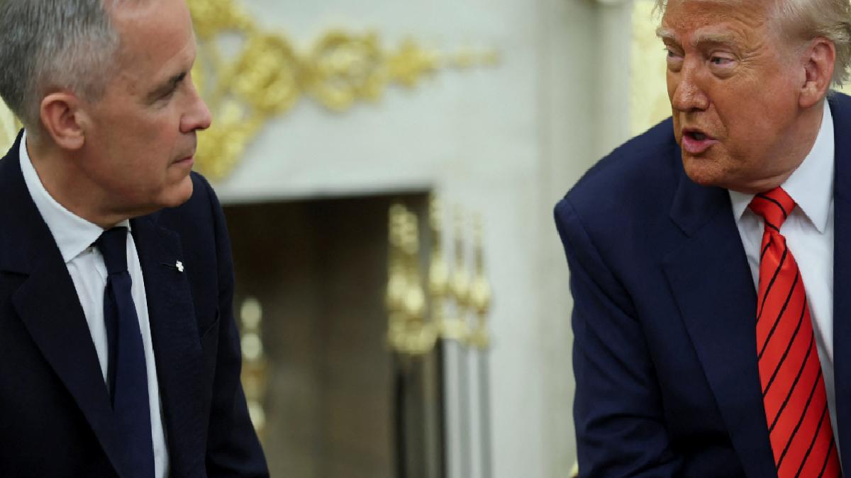 Donald Trump, Kanada Başbakanı Carney’i Beyaz’da ağırladı