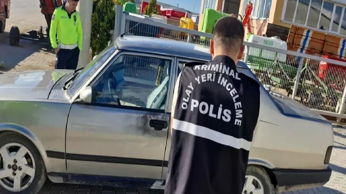 Drift Atan Çalıntı Araç Yakalandı