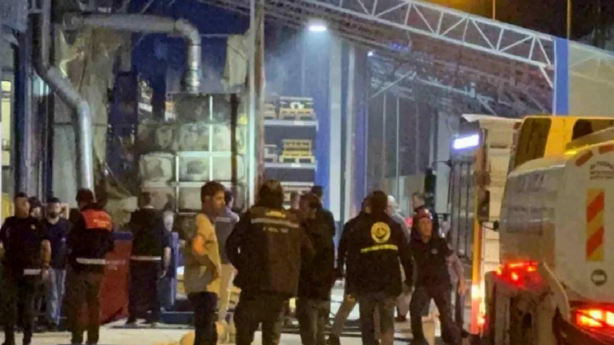 Düzce’de Fabrikada Yangın