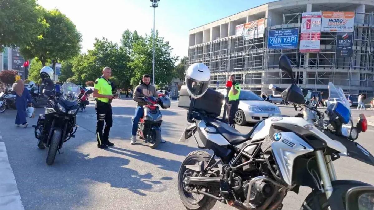 Düzce’de Motosiklet Kontrolleri Arttı