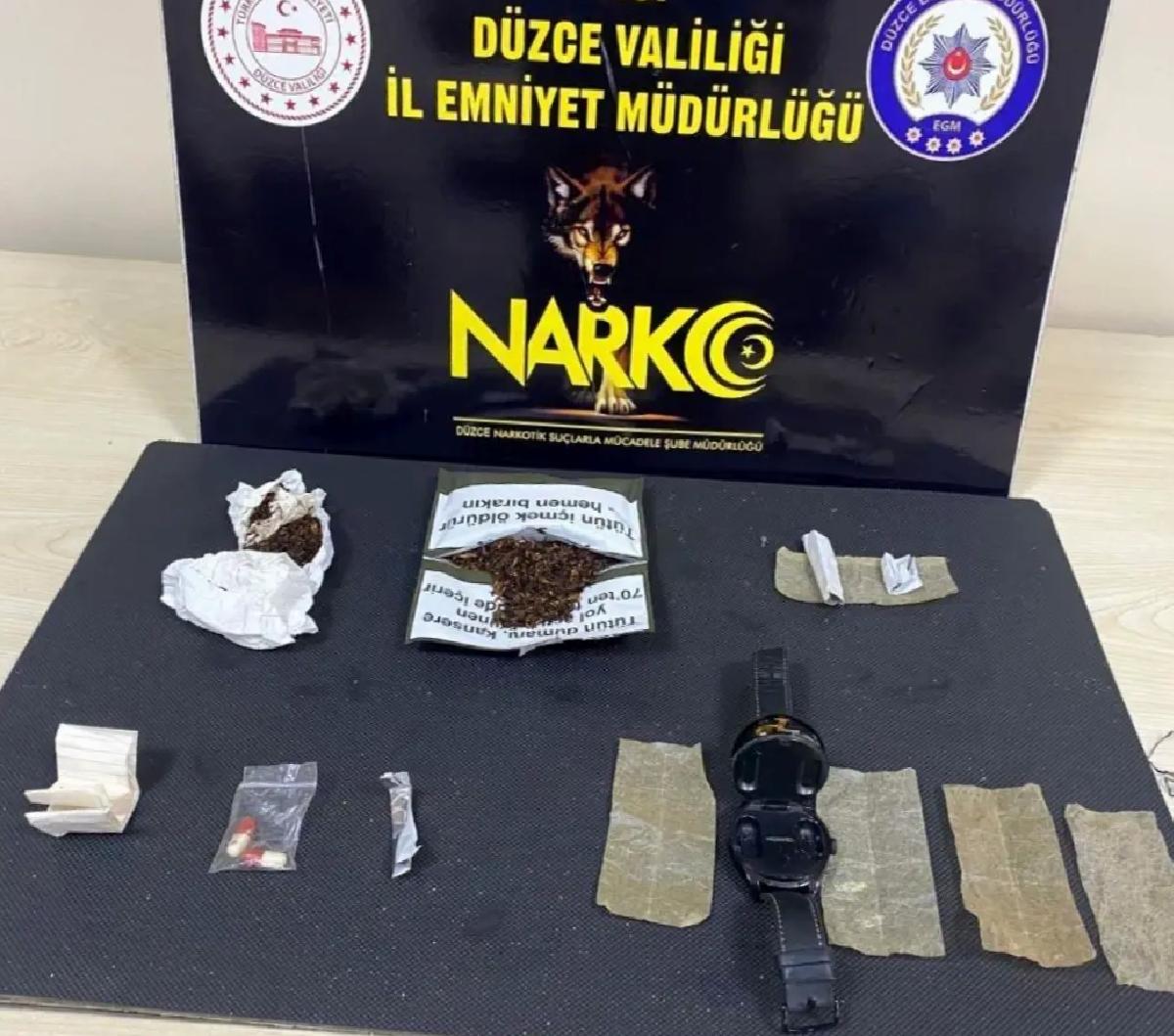 Düzce’de Uyuşturucu Operasyonu
