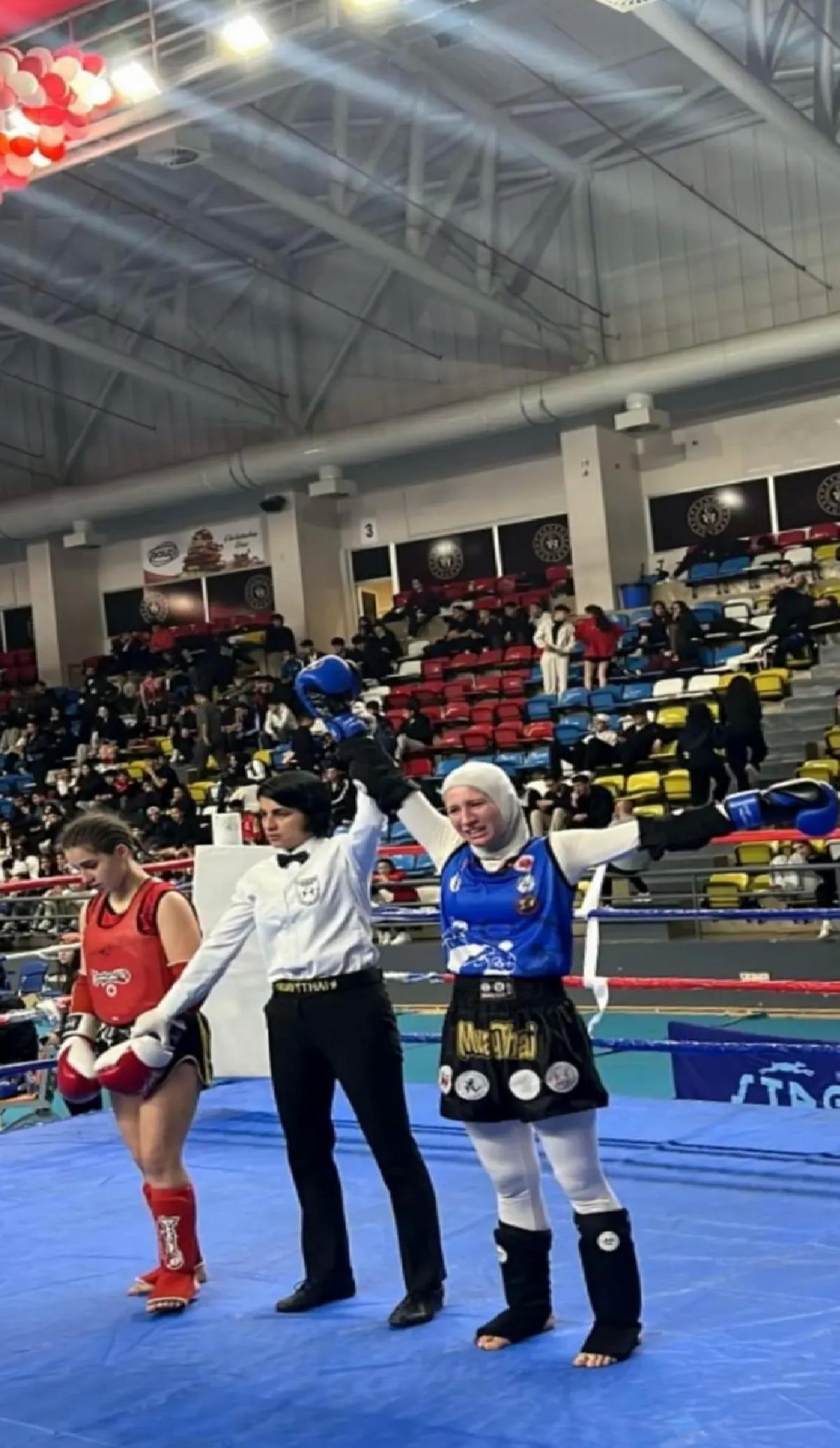 Ecrin İnam, Muay Thai’de Türkiye Birincisi