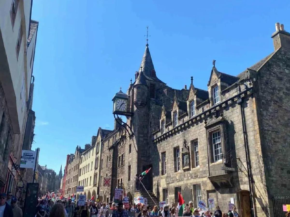 Edinburgh’da Nakba Günü Yürüyüşü
