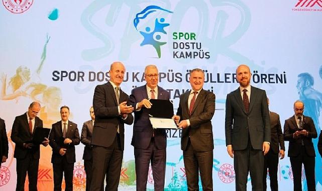 Ege Üniversitesi “Spor Dostu Kampüs” unvanı kazandı