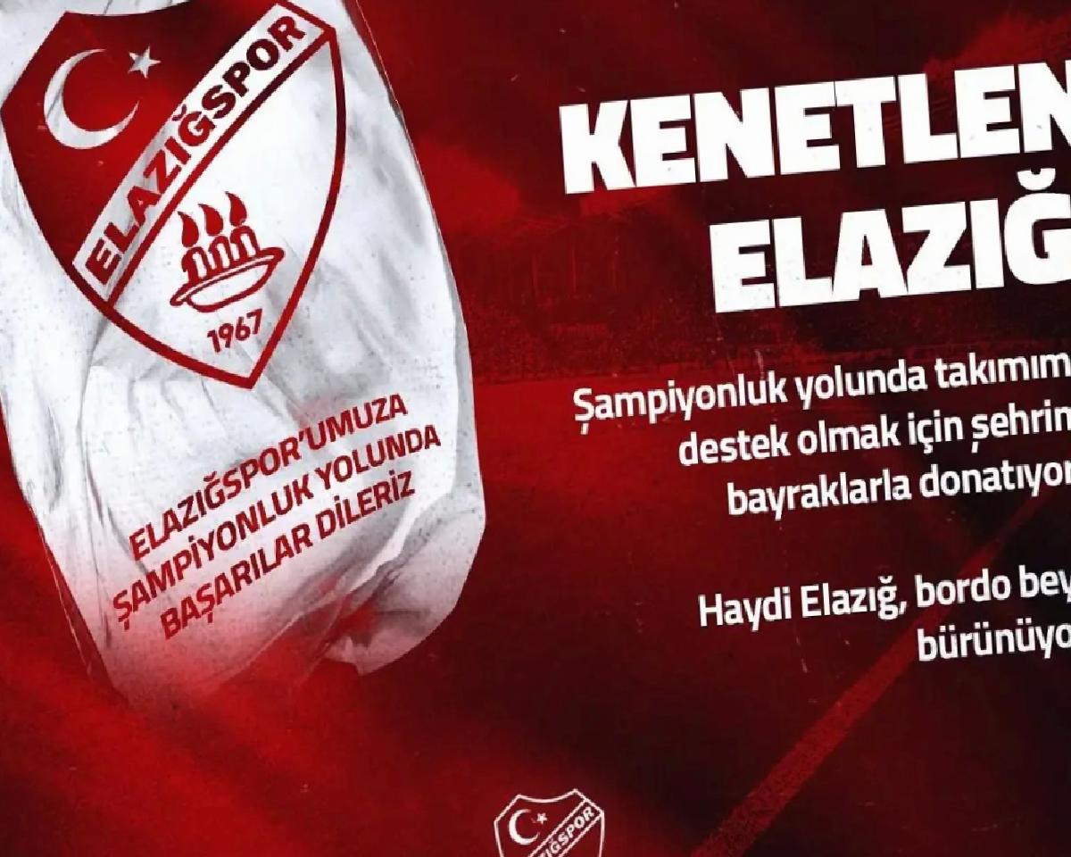 Elazığspor’dan Bayrak Kampanyası Daveti