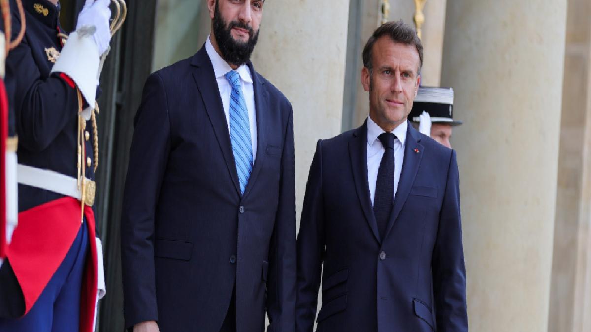 Elysee’de tarihi temas: Macron, Suriye Cumhurbaşkanı Ahmed Şara’yı ağırladı