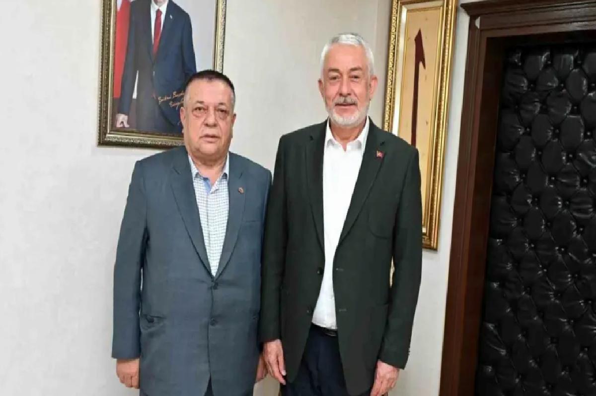 Emekliler Derneği Lideri’nden Belediye Lideri’ne Ziyaret