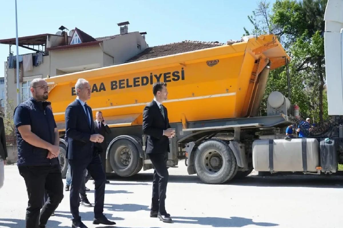 Erbaa’da Cadde Yenileme Çalışmaları Devam Ediyor