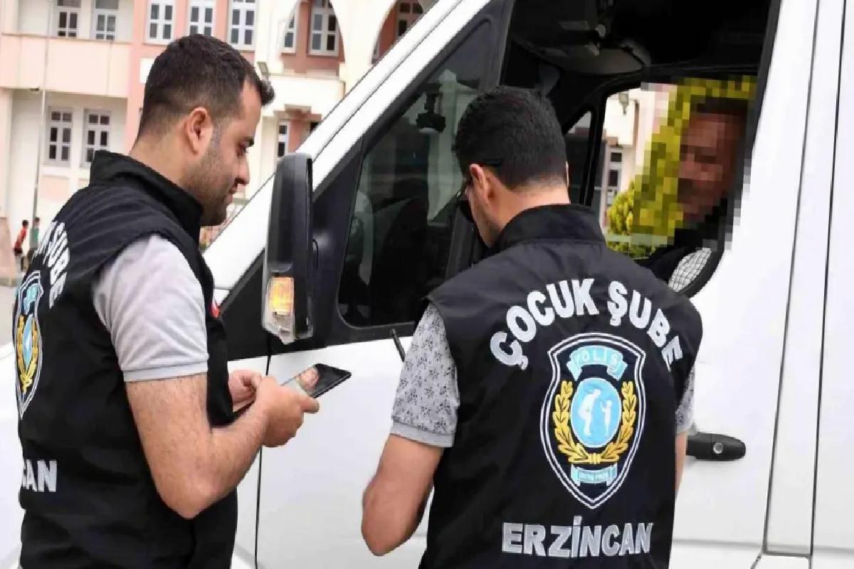 Erzincan’da Çocuk ve Gençlere Yönelik Kontrol