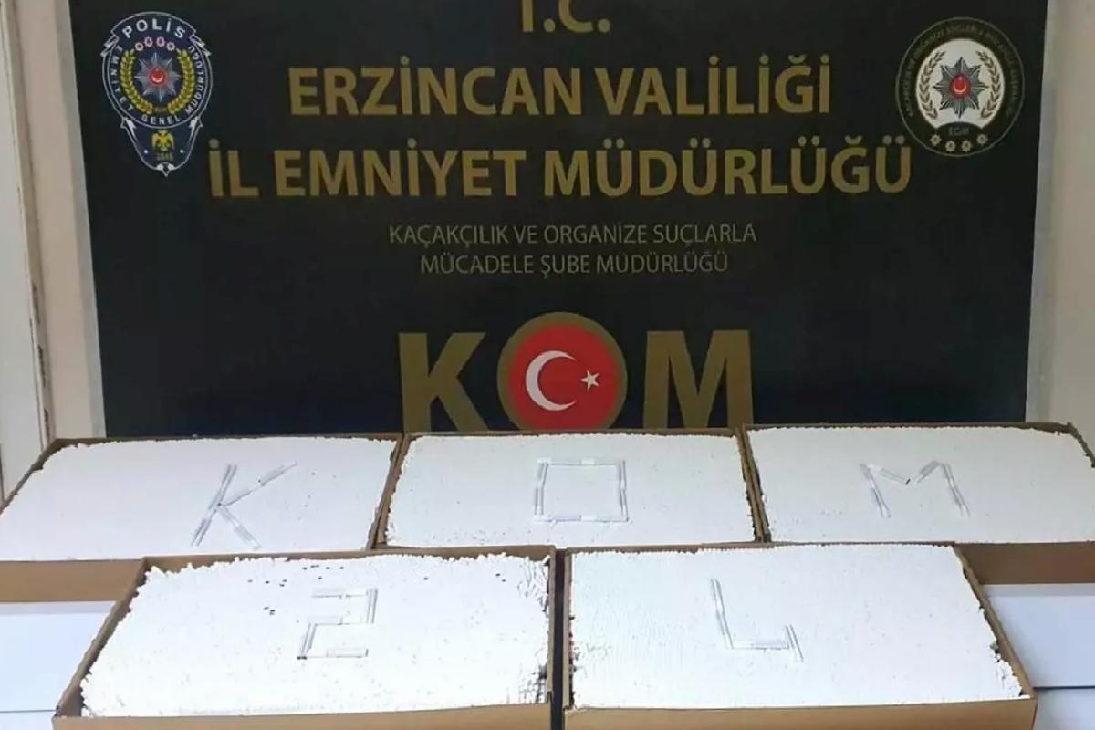 Erzincan’da Kaçak Sigara Operasyonu