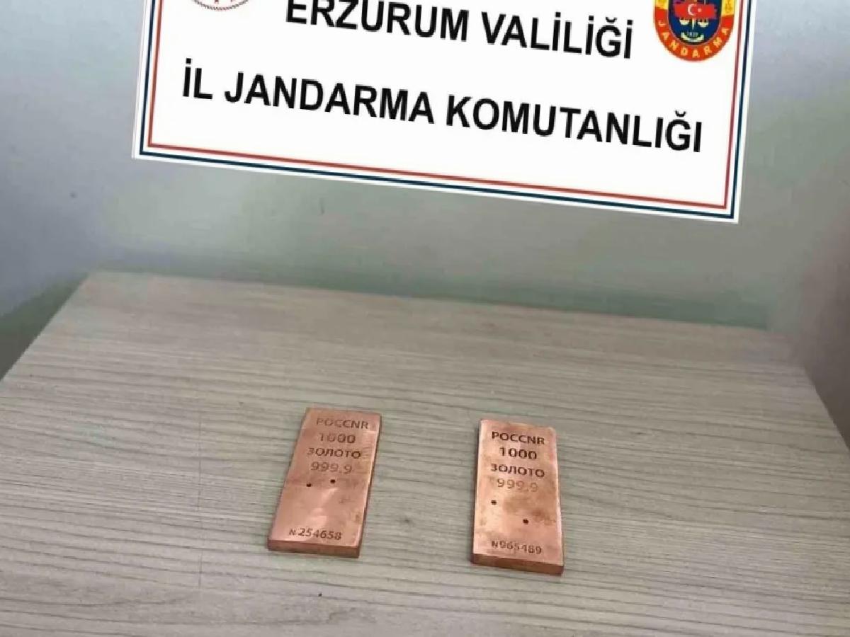 Erzurum’da Düzmece Altın Operasyonu