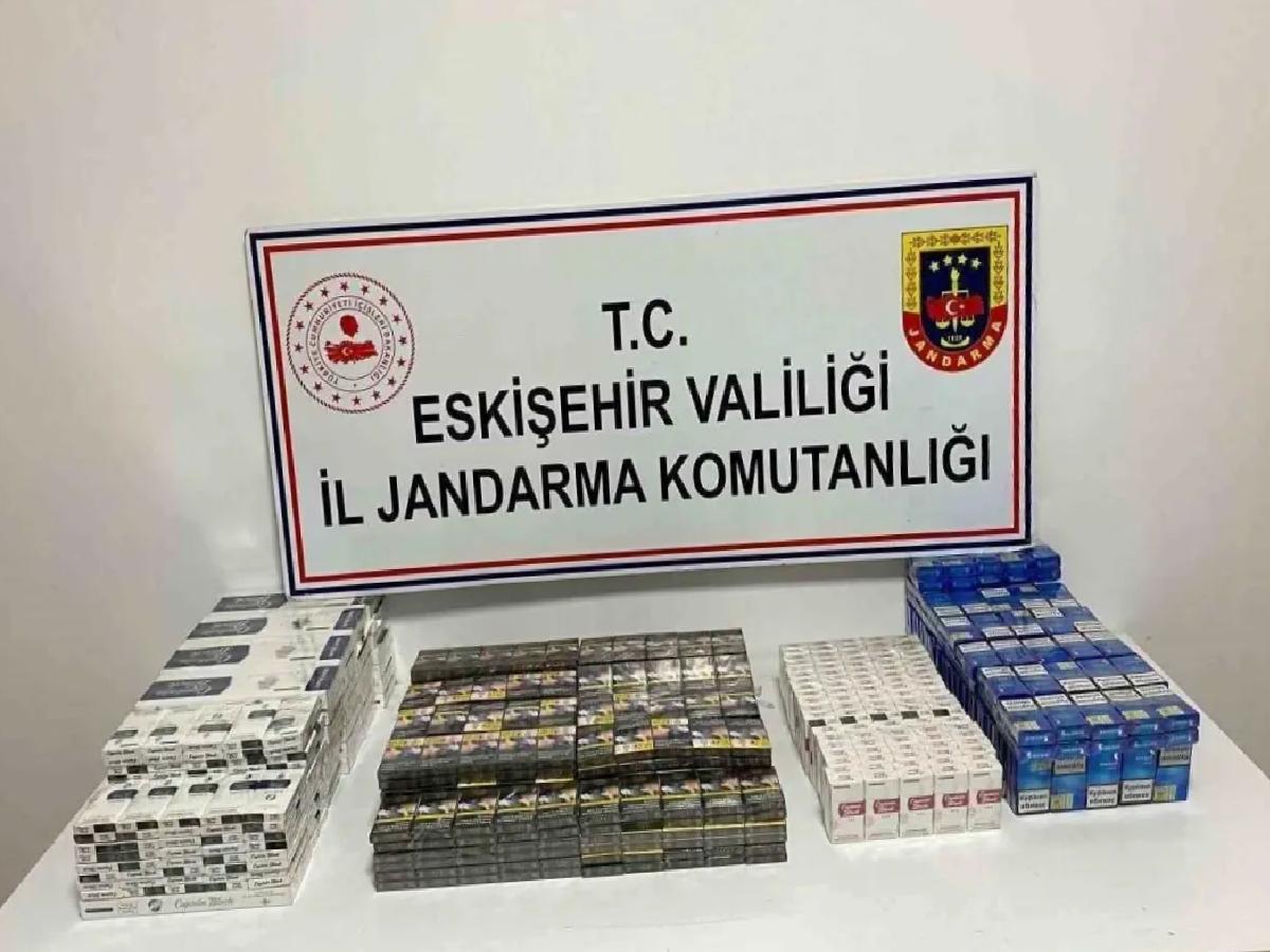 Eskişehir’de 1100 Paket Kaçak Sigara Ele Geçirildi