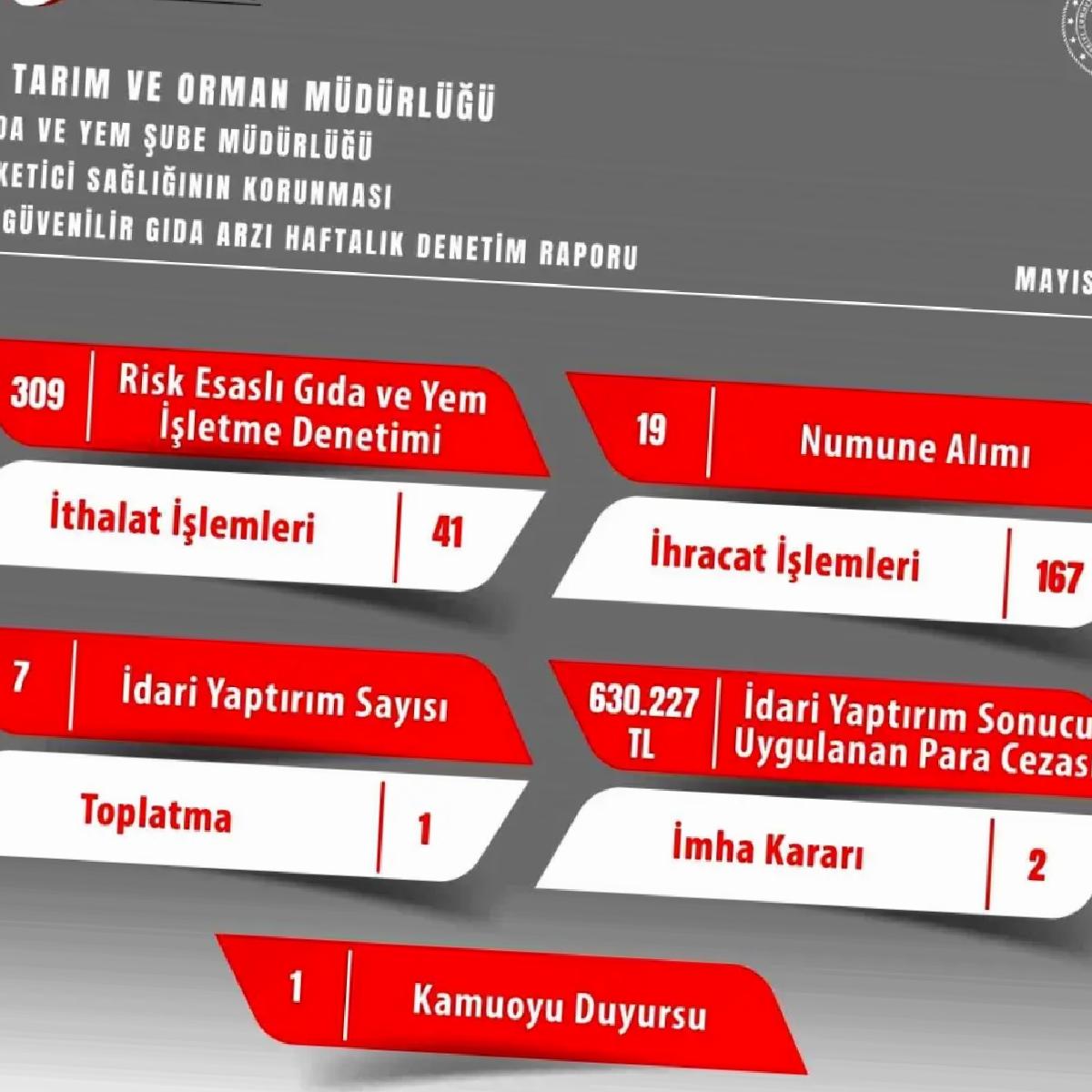 Eskişehir’de Besin Kontrolleri: 630 Bin TL Ceza