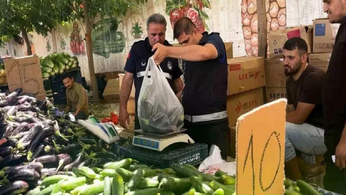 Eyyübiye’de Zabıta Grupları Pazar Kontrollerini Sürdürüyor
