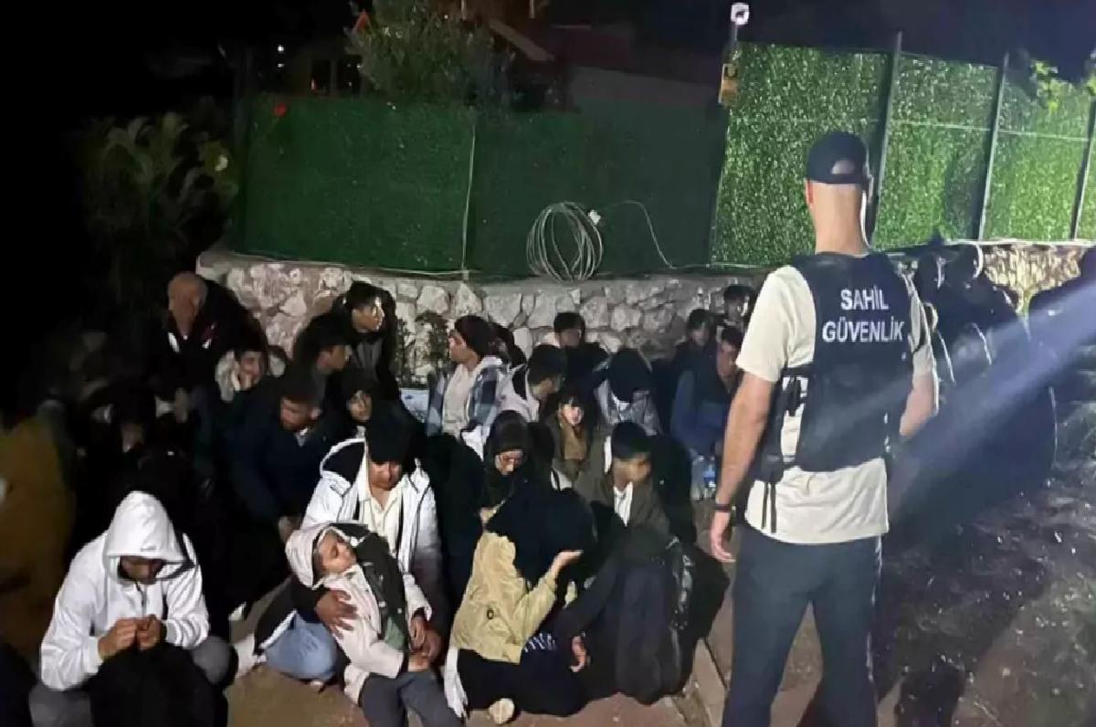 Fethiye’de 36 Sistemsiz Göçmen Yakalandı