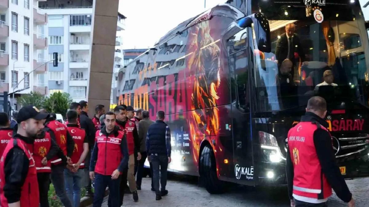 Galatasaray, Ziraat Türkiye Kupası Finali İçin Gaziantep’e Ulaştı