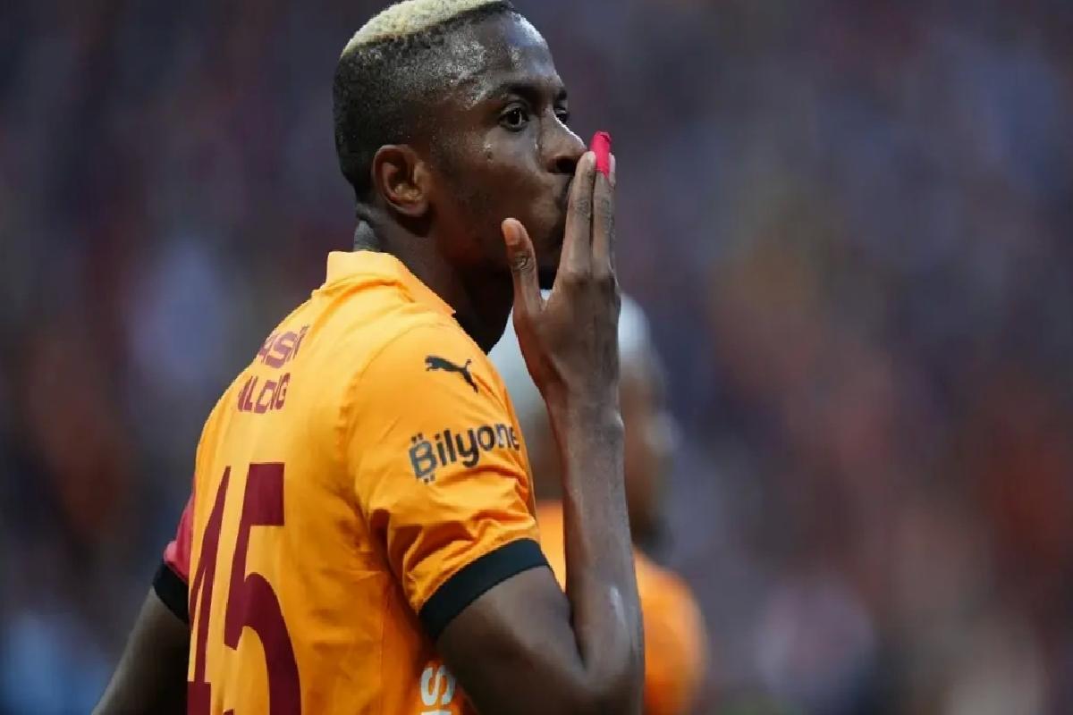 Galatasaray’da Osimhen’in gol anonsunu kızı yaptı