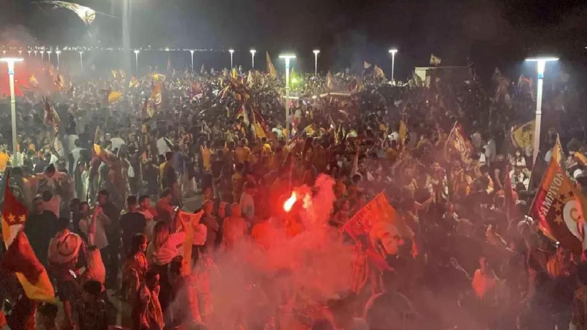 Galatasaray’ın Şampiyonluğu Mersin’de Kutlandı