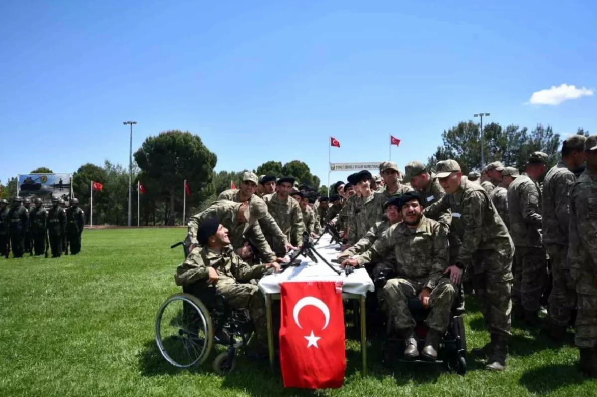 Gaziantep’te Engellilere Temsili Askerlik Merasimi Düzenlendi