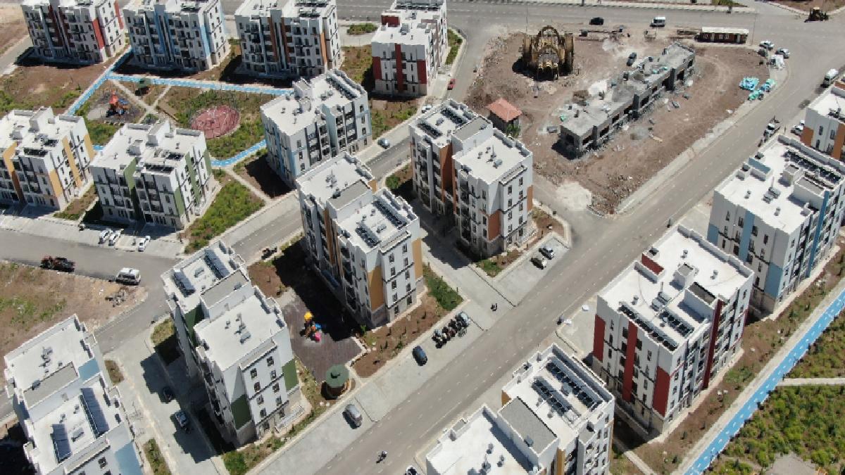 Gaziantep’te sarsıntı konutları tek tek tamamlanıyor