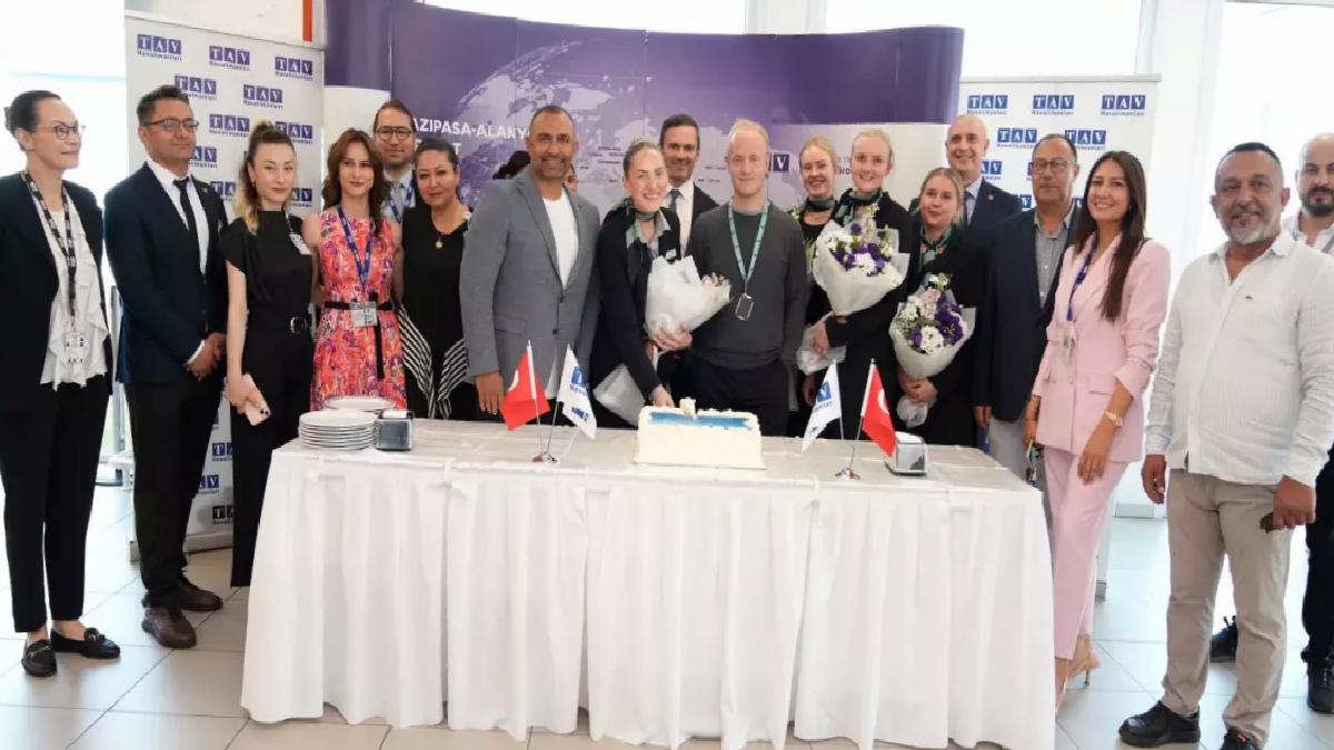Gazipaşa-Alanya Havalimanı’na Birinci Copenhagen Uçuşu