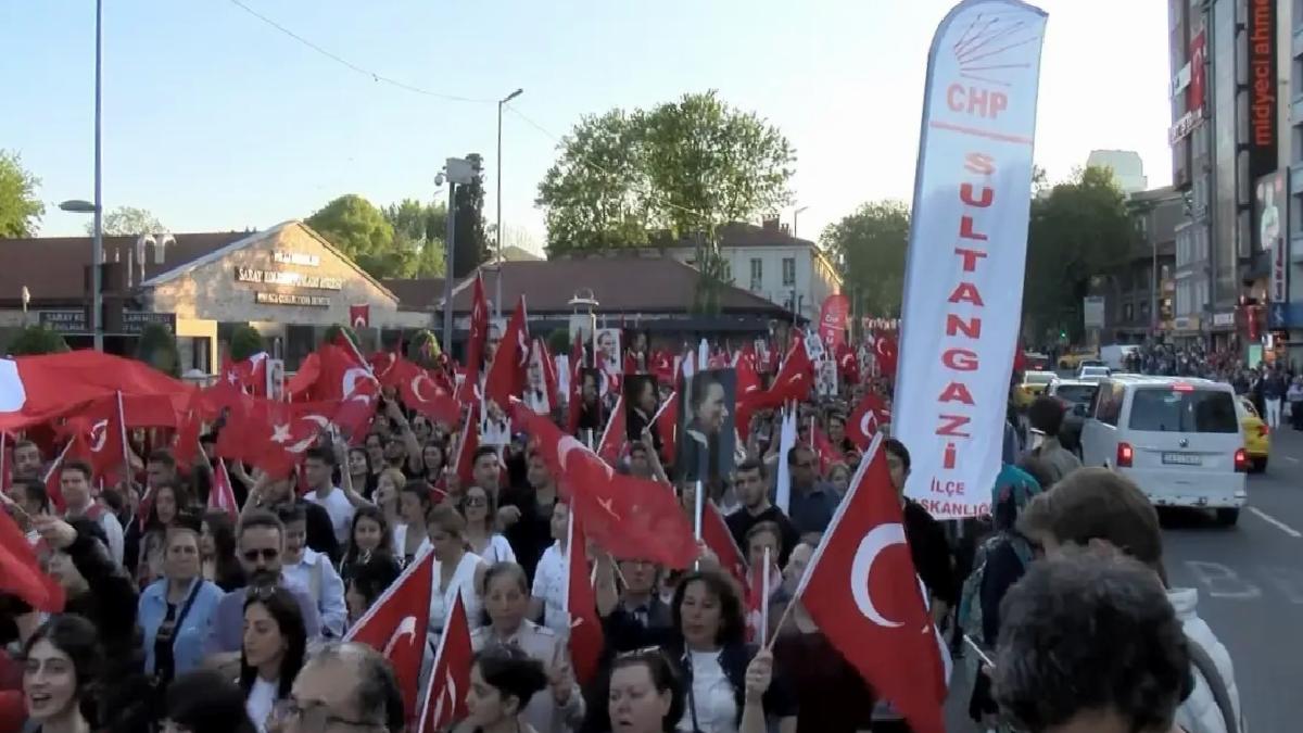 Gençlerle Mustafa Kemal Yürüyüşü