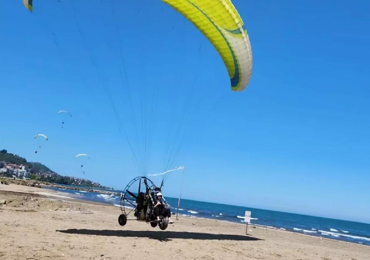 Giresun’da Paramotor Kazası
