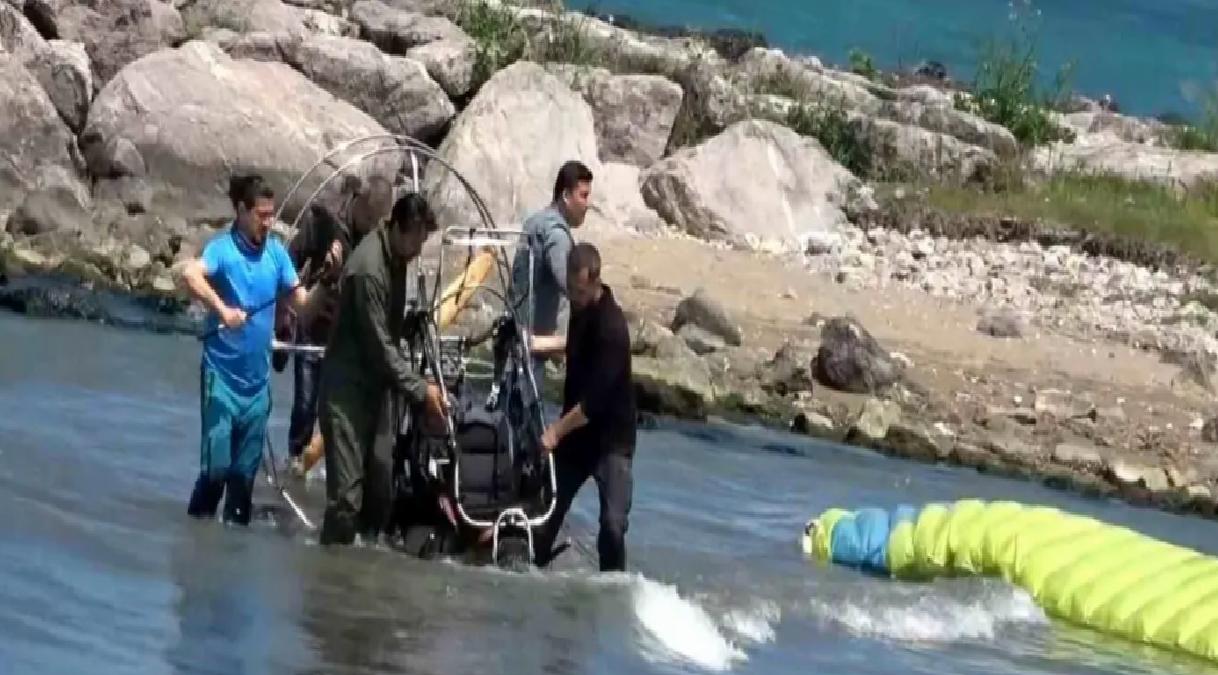 Giresun’da Paramotor Kazası: Pilot Yaralandı