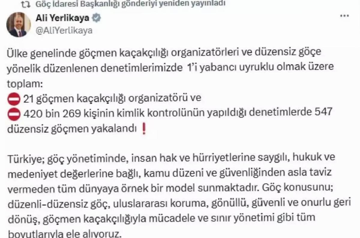 Göçmen Kaçakçılığına Büyük Darbe