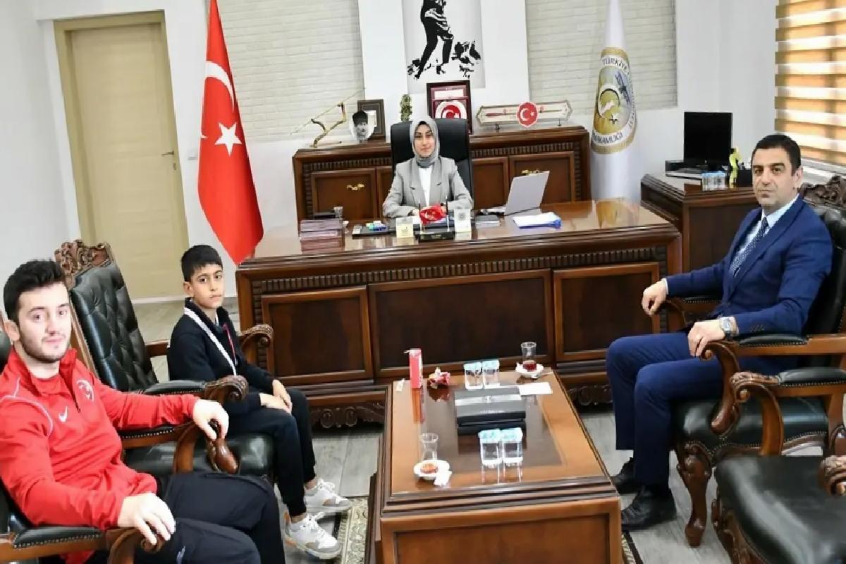 Görkem Çeltük’e Tebrik Ziyareti