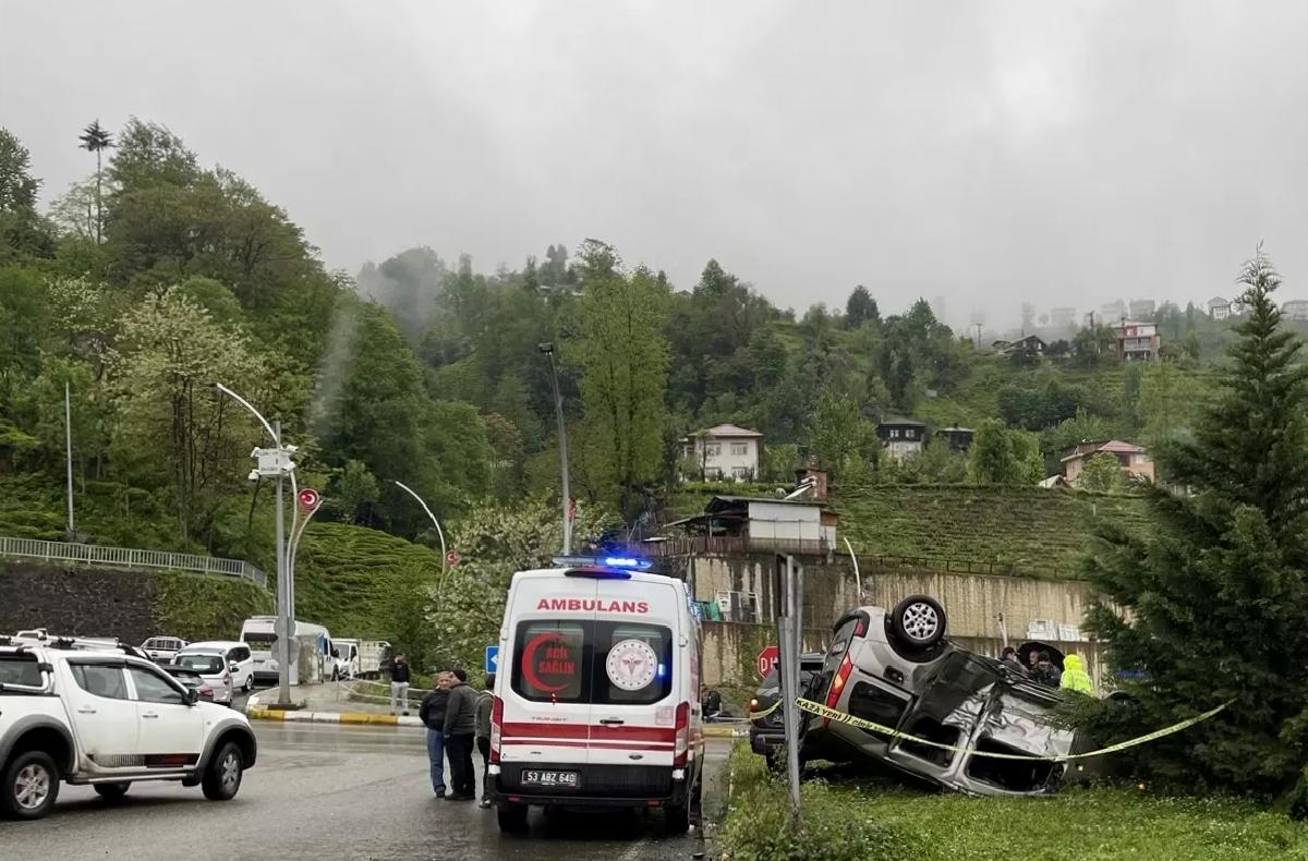Güneysu’da Trafik Kazası: 1 Meyyit